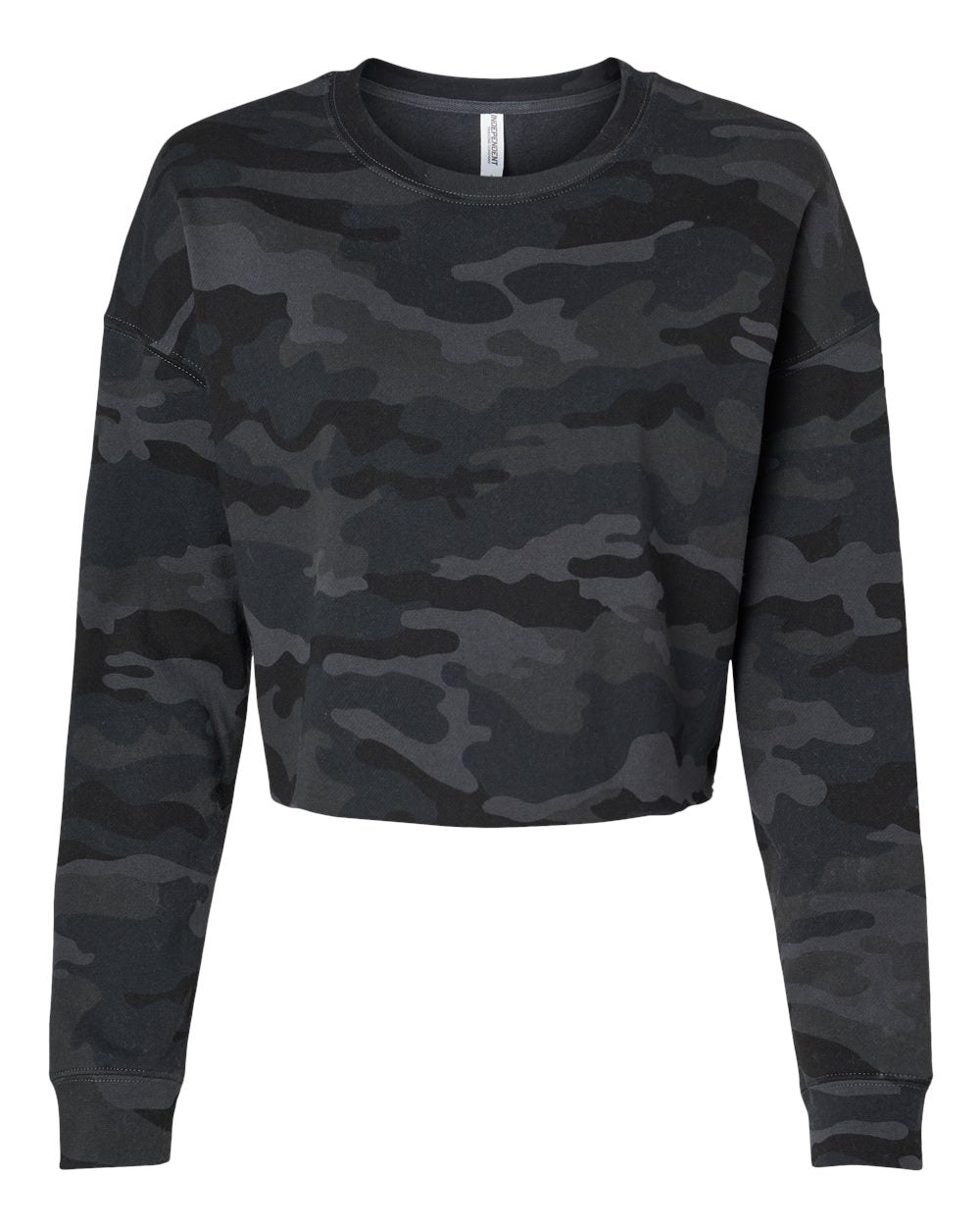Independent Trading Co. - Women's Lightweight Crop Crew Pullover - AFX24CRP