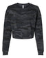 Independent Trading Co. - Women's Lightweight Crop Crew Pullover - AFX24CRP