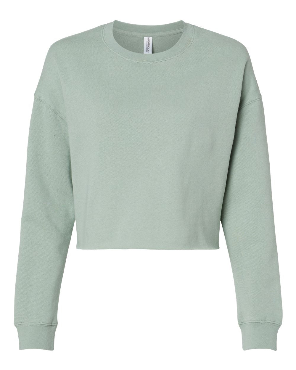 Independent Trading Co. - Women's Lightweight Crop Crew Pullover - AFX24CRP