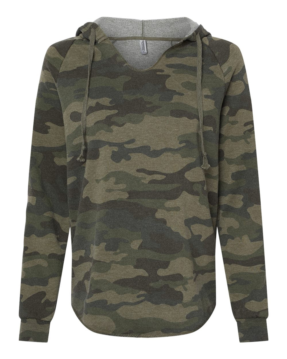 Independent Trading Co. - Women’s Lightweight California Wave Wash Hooded Sweatshirt - PRM2500
